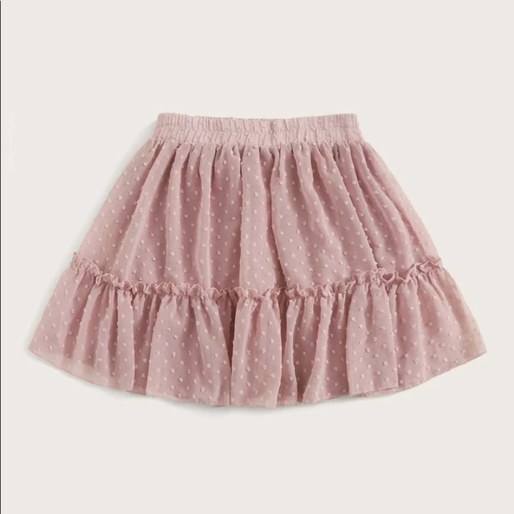 shein polka dot skirt